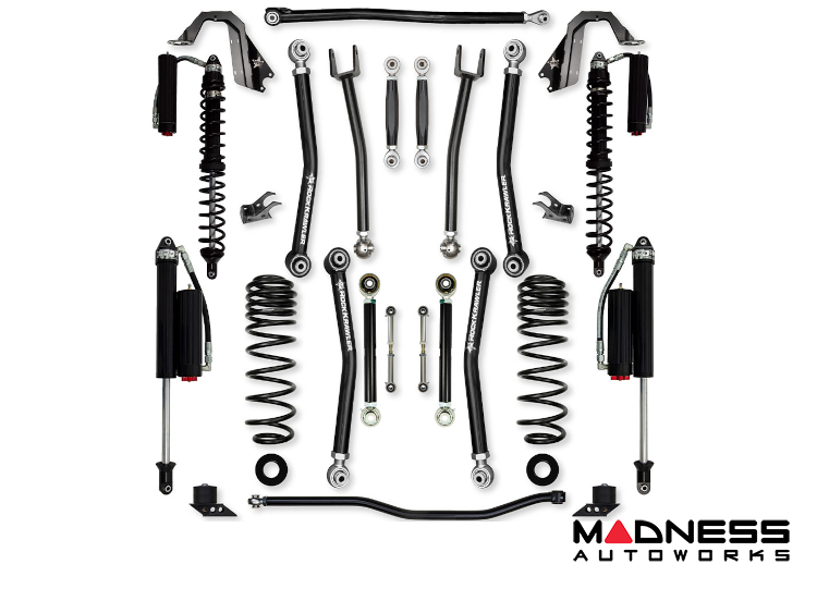 Jeep Wrangler JL Lift Kit - Rock Krawler - 2.5in X Factor (No Limits) - 2021+ Jeep Wrangler JL Lift Kit - Rock Krawler - 2.5in X Factor (No Limits) - 2021+